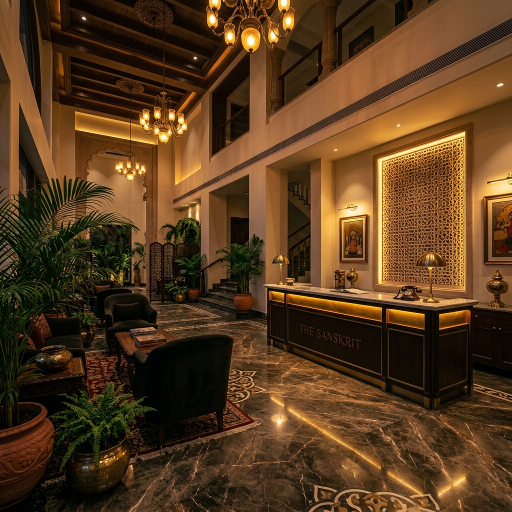 Luxury hotel lobby — Dusty Compass hotel growth consultant India